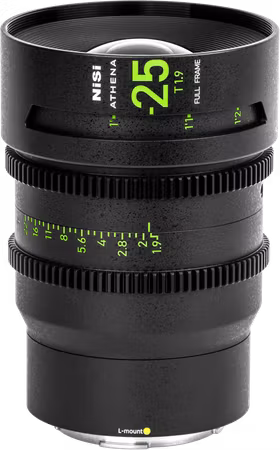 NiSi Cine Lens Athena Prime 25mm T1.9 L-Mount