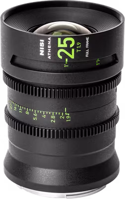 NiSi Cine Lens Athena Prime 25mm T1.9 Fuji G-Mount