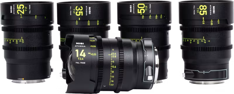 NiSi Cine Lens Set Athena Prime L-Mount