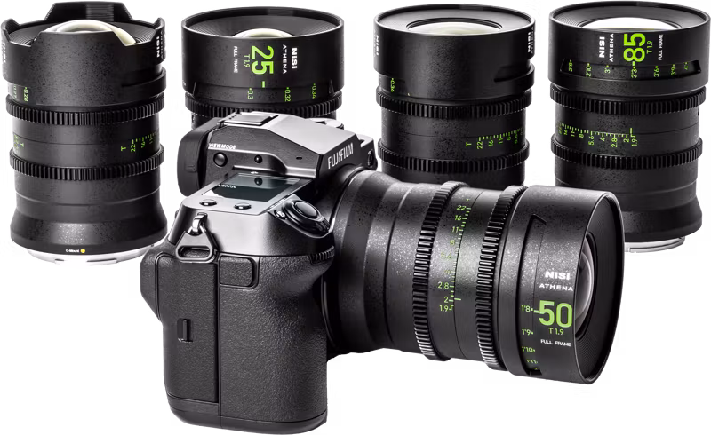 NiSi Cine Lens Set Athena Prime Fuji G-Mount (Without Drop-In Filter)