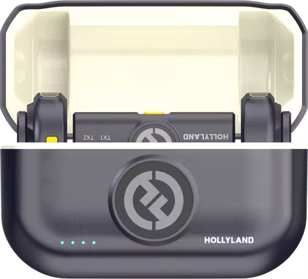 Hollyland Lark M2 USB-C - Wireless Lavalier Microphone with USB-CPlug (Duo,Shine Charcoal)