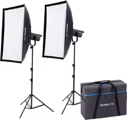 Nanlite FS-150B Bi-Colour 2 light kit with stand