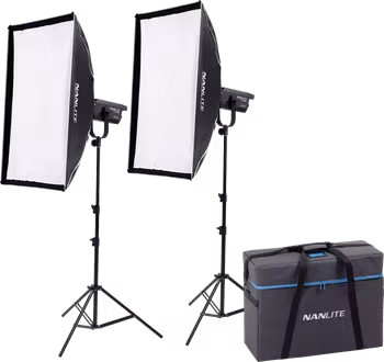 Nanlite FS-150B Bi-Colour 2 light kit with stand