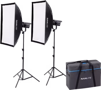 Nanlite FS-200B Bi-Colour 2 light kit with stand