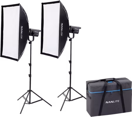 Nanlite FS-200B Bi-Colour 2 light kit with stand