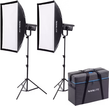 Nanlite FS-300B Bi-Colour 2 light kit with stand
