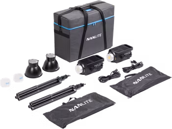 Nanlite FS-300B Bi-Colour 2 light kit with stand