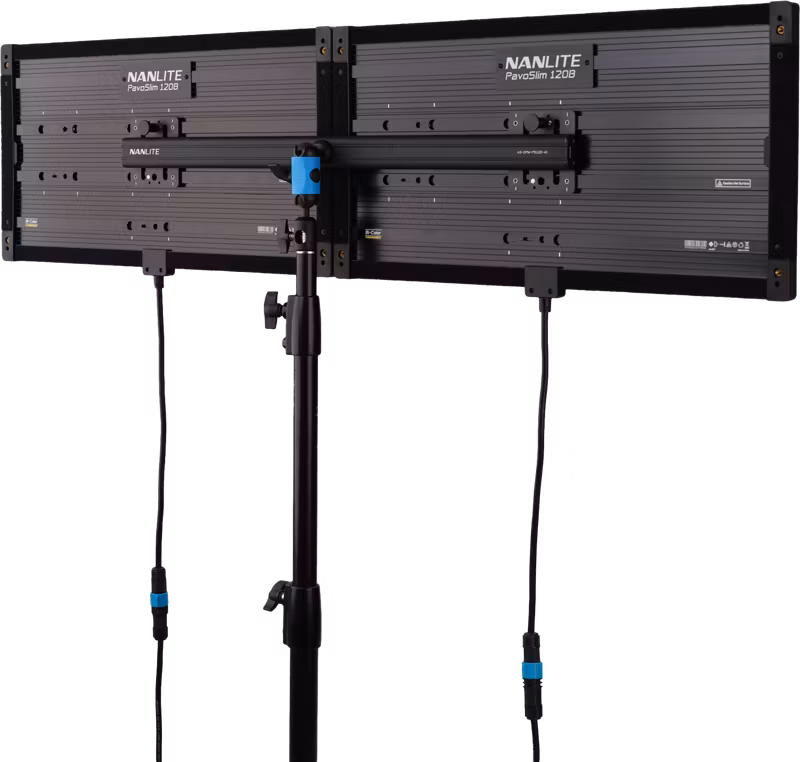 Nanlite Dual-Panel Coupler Kit with Softbox for Pavoslim 120B/120C