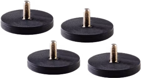 Nanlite Magnetic Base Adapter with 1/4"-20 Thread Set (4pcs)