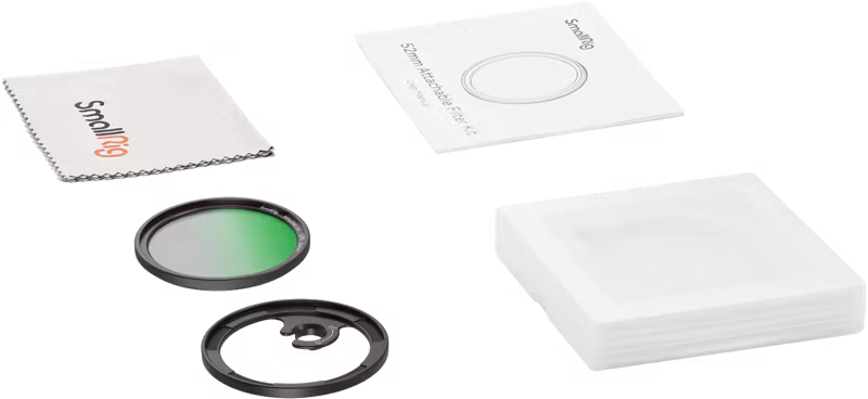 SmallRig 4388 MagEase Magnetic CPL Filter Kit with M-mount Filter Adapter (52mm)