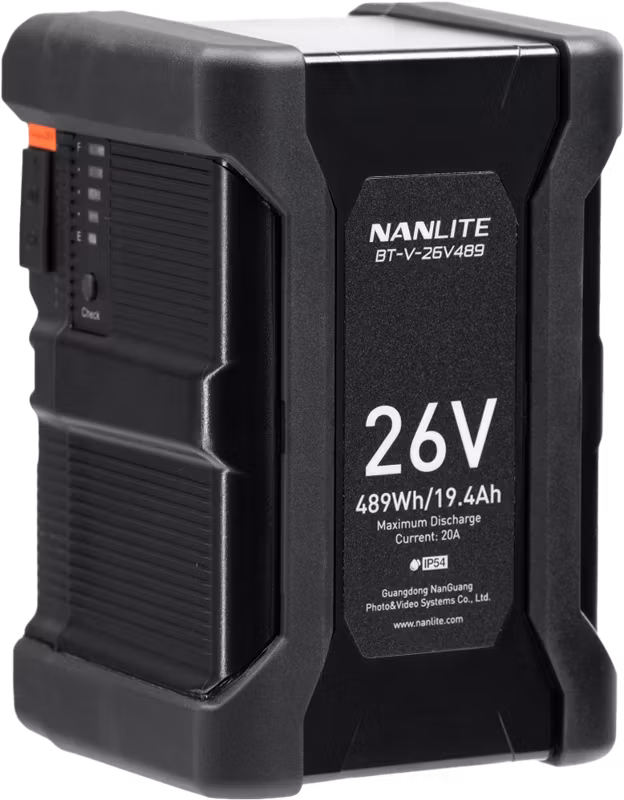 Nanlite battery V-mount 26V 489WH