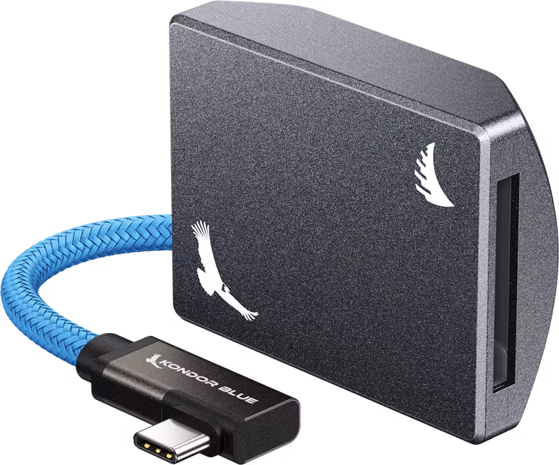 Angelbird Kondor Blue CFexpress B Recording Module (MagSafe Compatible External) Space Gray