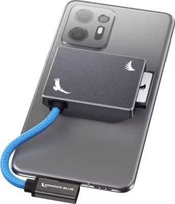 Angelbird Kondor Blue CFexpress B Recording Module (MagSafe Compatible External) Space Gray