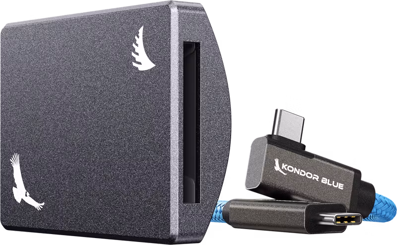 Angelbird Kondor Blue CFexpress B Recording Module (MagSafe Compatible External) Space Gray