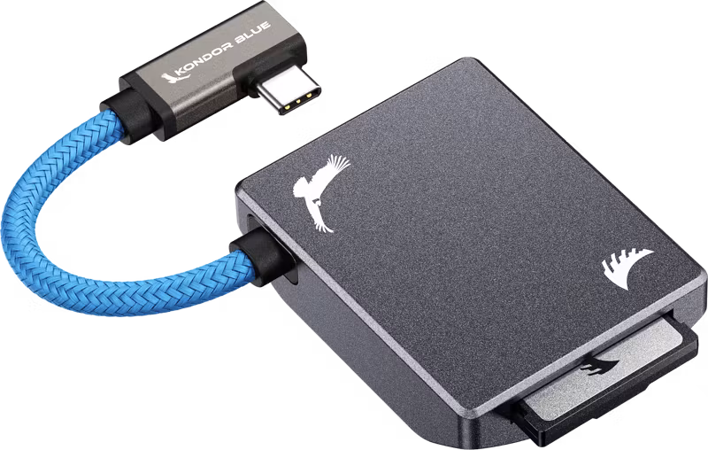 Angelbird Kondor Blue CFexpress B Recording Module (MagSafe Compatible External) Space Gray