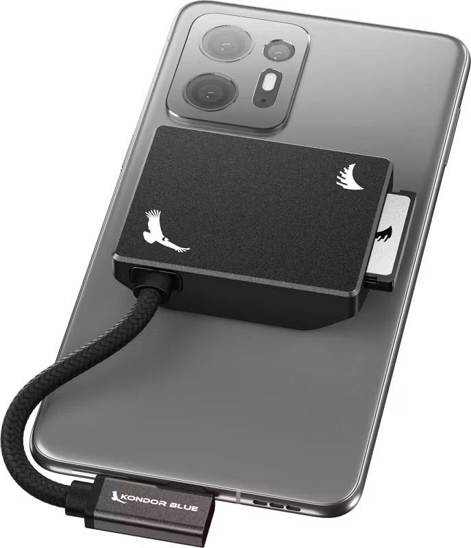 Angelbird Kondor Blue CFexpress B Recording Module (MagSafe Compatible External) Raven Black