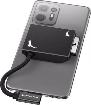 Angelbird Kondor Blue CFexpress B Recording Module (MagSafe Compatible External) Raven Black