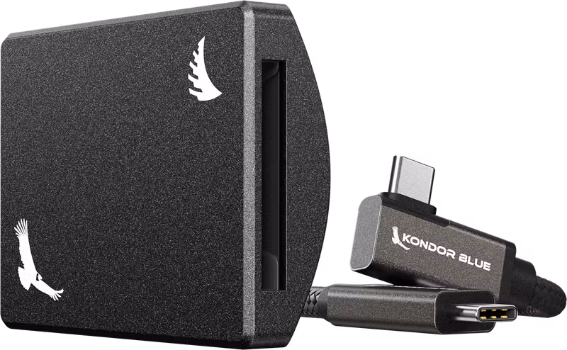 Angelbird Kondor Blue CFexpress B Recording Module (MagSafe Compatible External) Raven Black