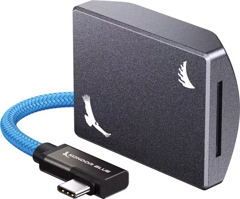 Angelbird Kondor Blue SD Recording Module (MagSafe Compatible External) Space Gray