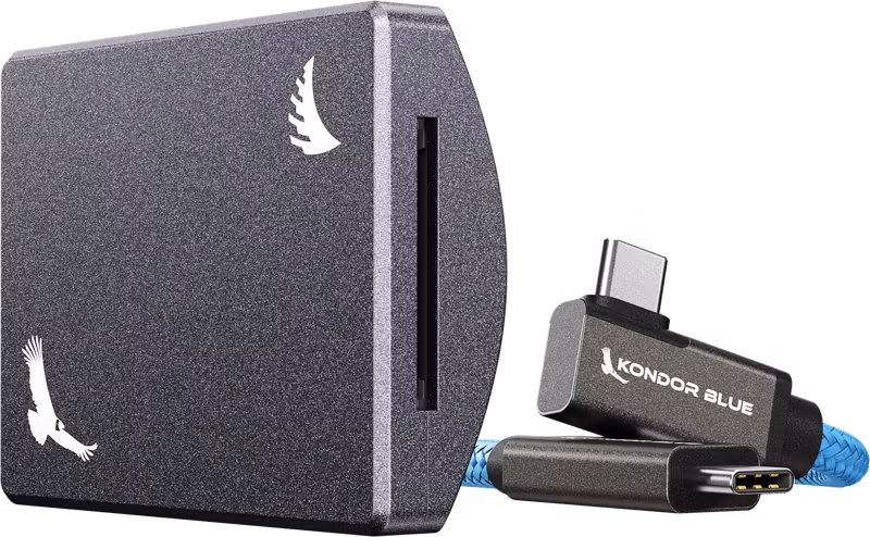 Angelbird Kondor Blue SD Recording Module (MagSafe Compatible External) Space Gray