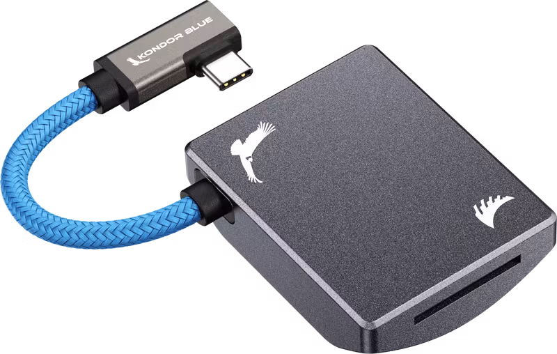 Angelbird Kondor Blue SD Recording Module (MagSafe Compatible External) Space Gray