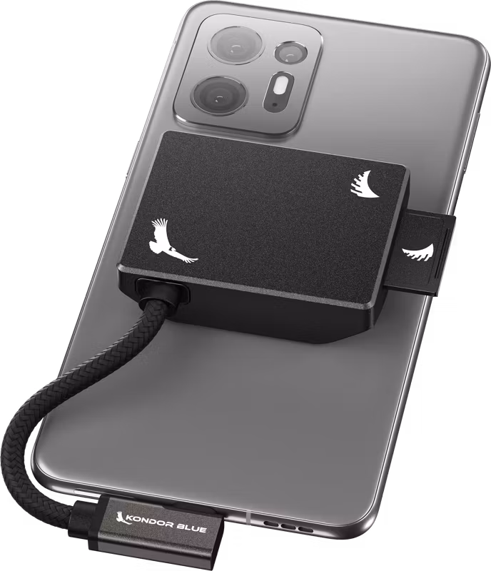 Angelbird Kondor Blue SD Recording Module (MagSafe Compatible External) Raven Black