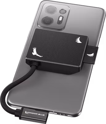 Angelbird Kondor Blue SD Recording Module (MagSafe Compatible External) Raven Black