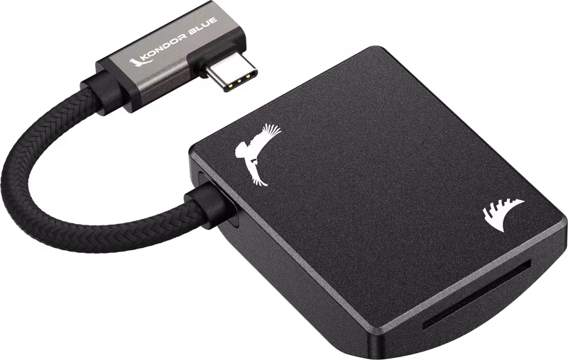 Angelbird Kondor Blue SD Recording Module (MagSafe Compatible External) Raven Black