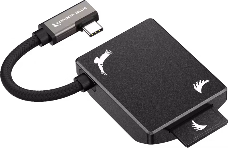 Angelbird Kondor Blue SD Recording Module (MagSafe Compatible External) Raven Black