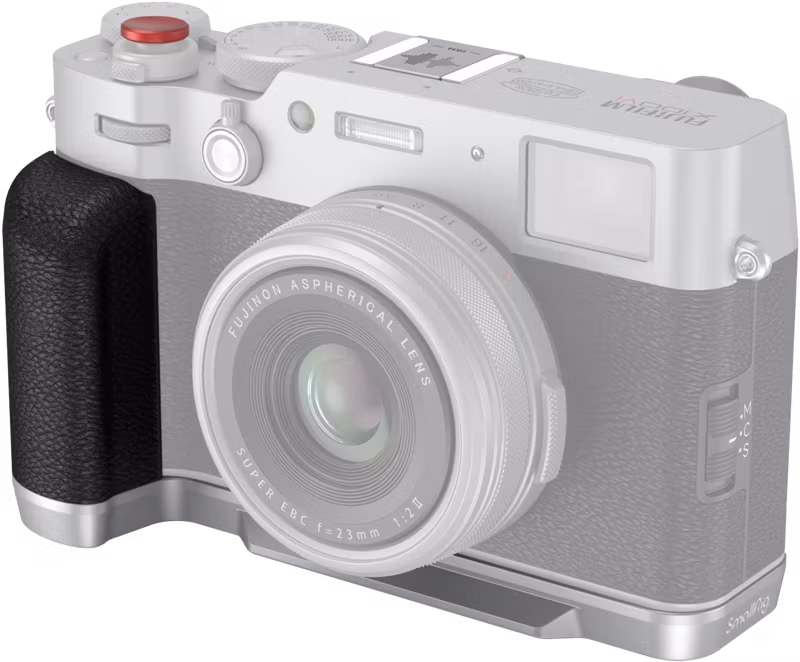 SmallRig 4555 L-Shape Grip for Fujifilm X100VI / X100V Silver