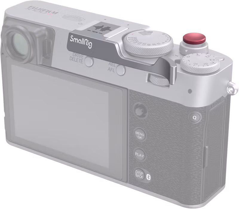 SmallRig 4566 Thumb Grip for Fujifilm X100VI / X100V Silver
