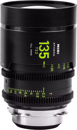 NiSi Cine Lens Athena Prime 135mm T2.2 E-Mount (Without Drop-in Filter)
