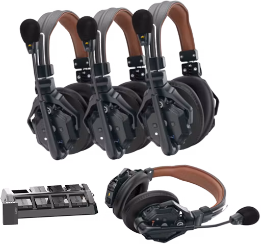 Hollyland Solidcom C1 Pro-4S-DH - 4 Person Noise Cancelling Headset Intercom Double-Ear Version