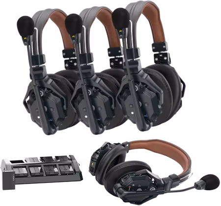 Hollyland Solidcom C1 Pro-4S-DH - 4 Person Noise Cancelling Headset Intercom Double-Ear Version