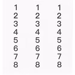 Hollyland HL-NS01 Number Stickers