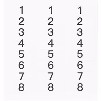 Hollyland HL-NS01 Number Stickers