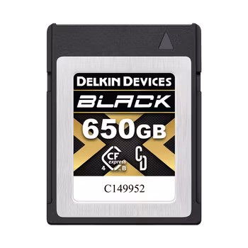 Delkin CFexpress 4.0 BLACK | Type B | R3530/W3250 650GB