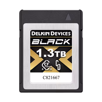 Delkin CFexpress 4.0 BLACK | Type B | R3530/W3250 1.3TB