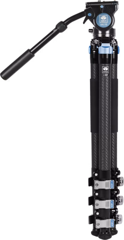 Sirui Carbon Fiber Tripod Kit with VideoHead L-324F + VH-10