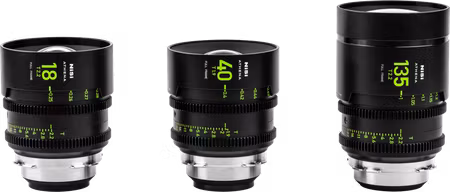 NiSi Cine Lens Set Athena Prime Add-On (3 Lenses) L-Mount