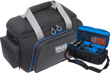 Orca OR-504 Classic Shoulder Bag X-Small // Kit with free OR-128 Universial Accessories Medium Case