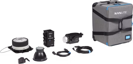 Nanlite Forza 300B II Bicolor & Nanlite FL-20G Kit in trolly case