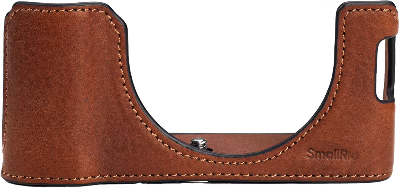 SmallRig 4699 Leather Half Case Kit for FUJIFILM X100VI (Brown)