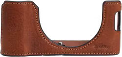 SmallRig 4699 Leather Half Case Kit for FUJIFILM X100VI (Brown)