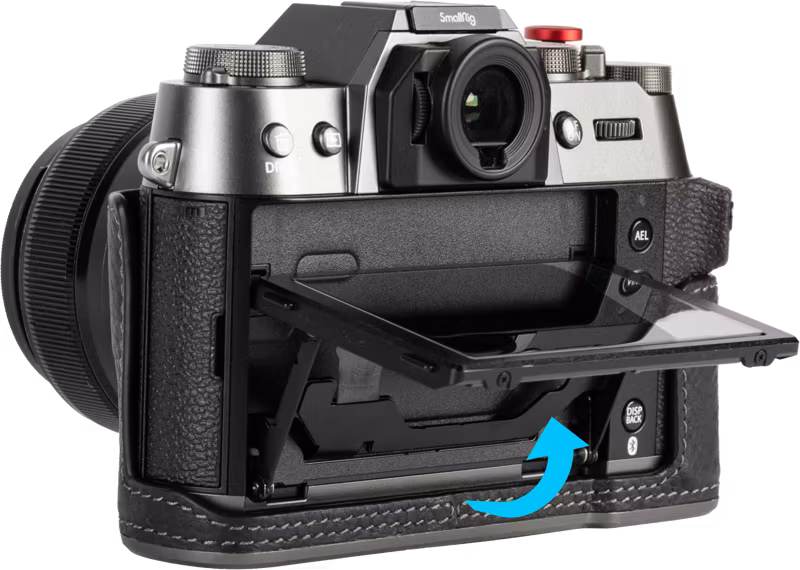 SmallRig 4709 Leather Half Case Kit for Fujifilm X-T50 Black