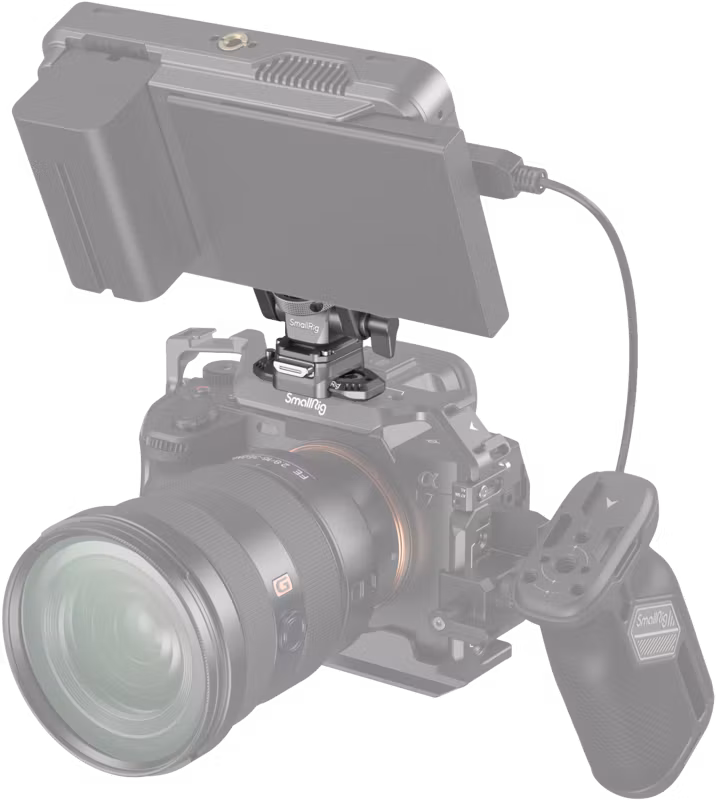SmallRig 4487 HawkLock H21 Quick Release Monitor Support with NATO Clamp
