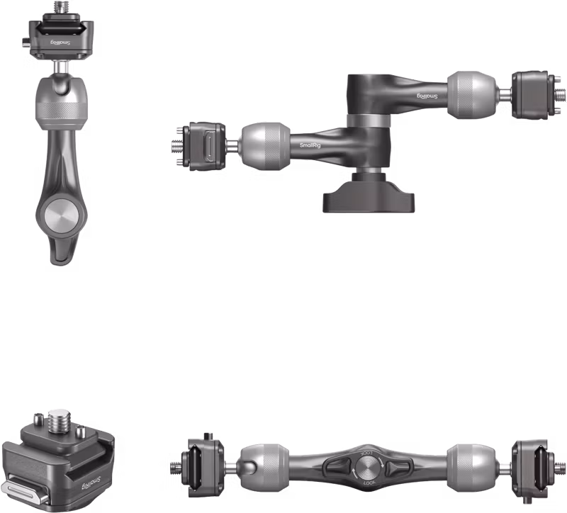 SmallRig 4490 HawkLock H21 Quick Release Rosette Magic Arm (7")