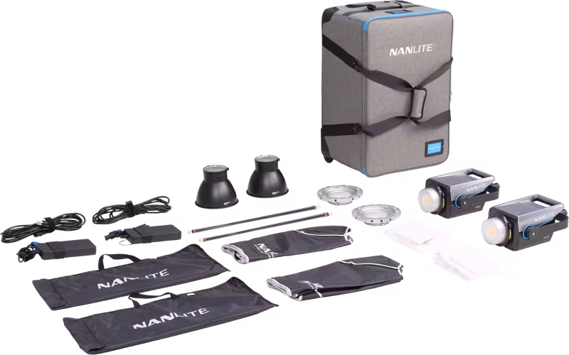Nanlite FC-300B 2-Light Trolley Case Kit