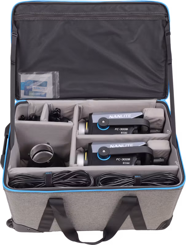 Nanlite FC-300B 2-Light Trolley Case Kit