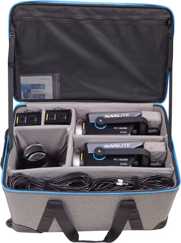 Nanlite FC-500B 2-Light Trolley Case Kit